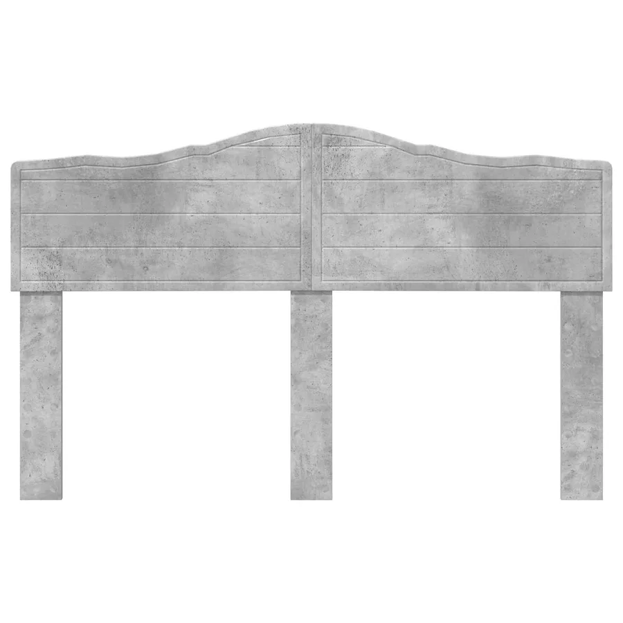 Tête de lit Gris béton Bois d'ingénierie - 4