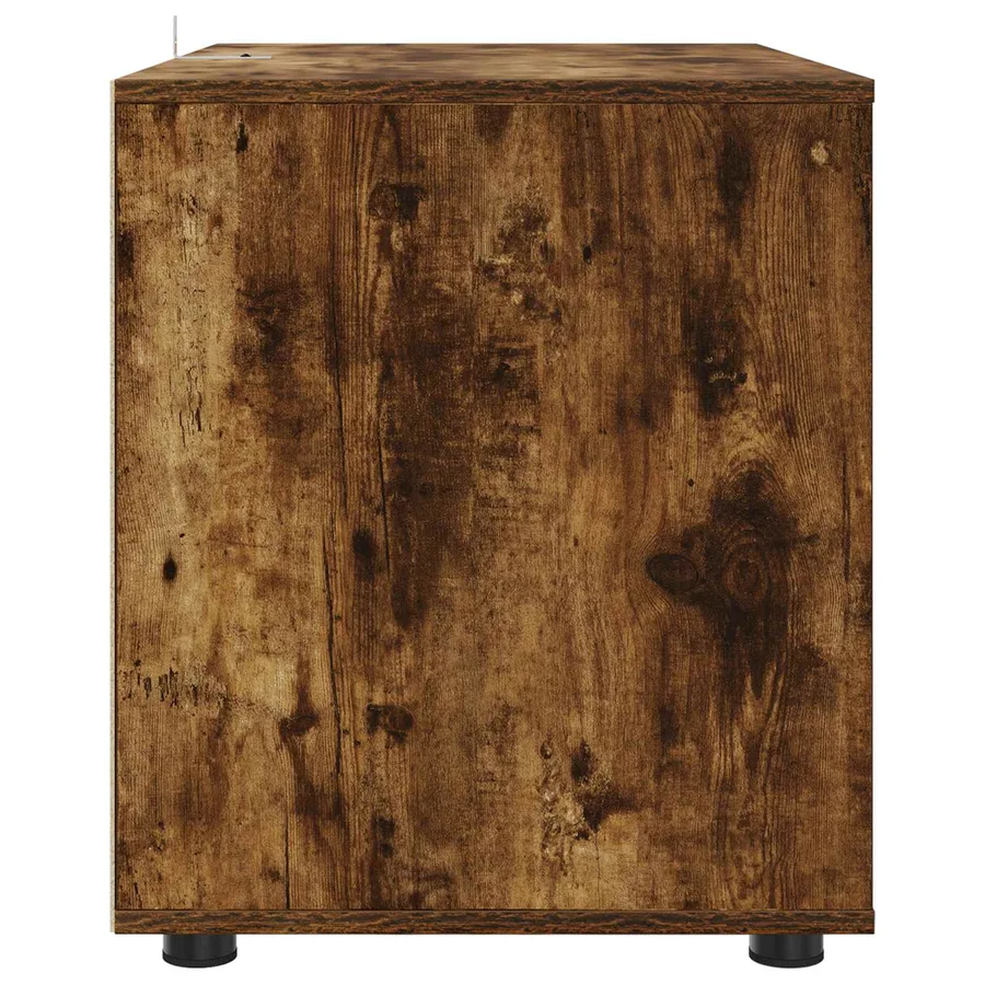 Armoire de rangement Chêne fumé 80 x 48 x 57 cm - 9