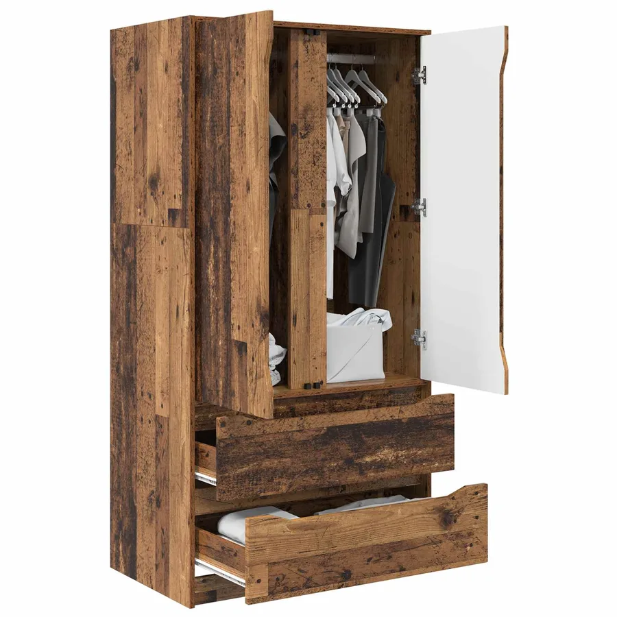 Armoire Bois ancien 79,5 x 49 x 156 cm Bois d’ingénierie - 3
