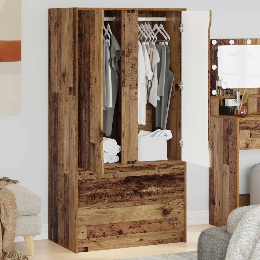 Armoire Bois ancien 79,5 x 49 x 156 cm Bois d’ingénierie - 4