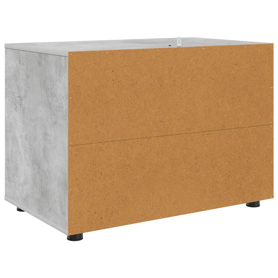 Armoire de rangement Gris béton 80 x 48 x 57 cm - 8