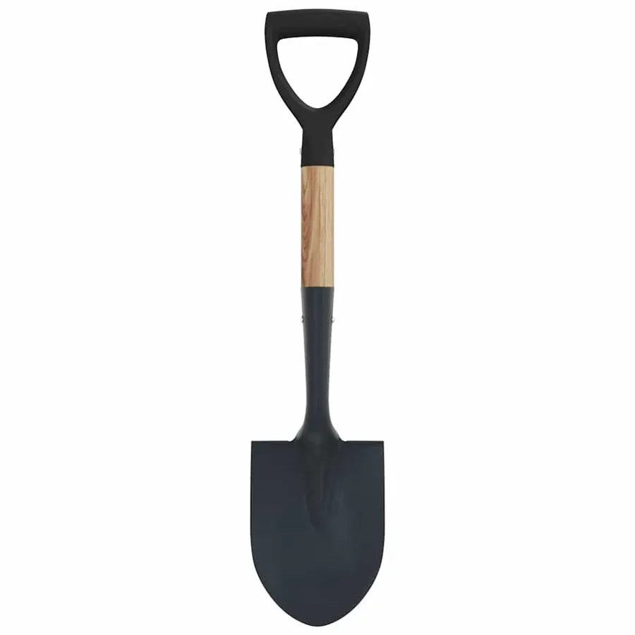 Pelle Noir 68,5 cm Acier Émaillé et Bois Massif - 4