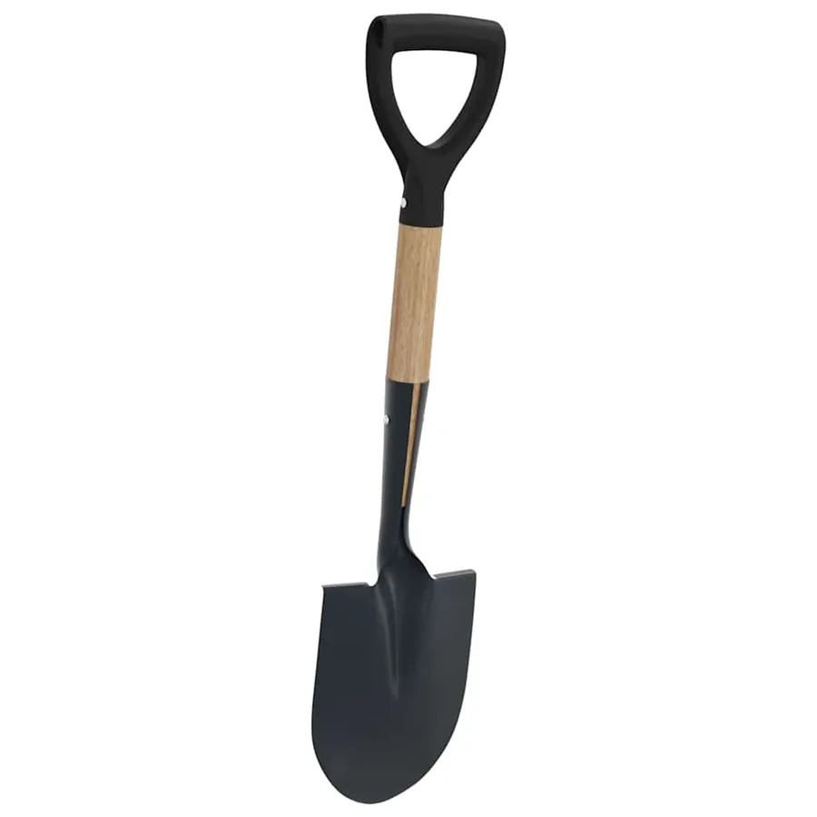 Pelle Noir 68,5 cm Acier Émaillé et Bois Massif - 6