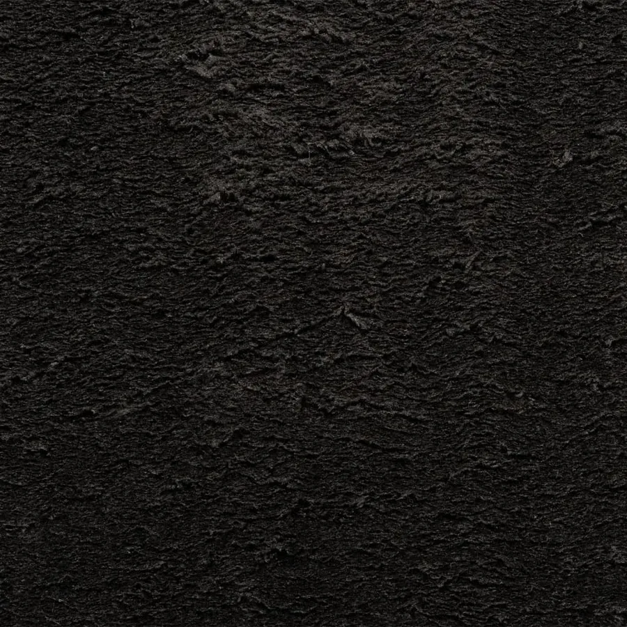 Tapis HUARTE à poils courts doux et lavable noir 80x150 cm - 9