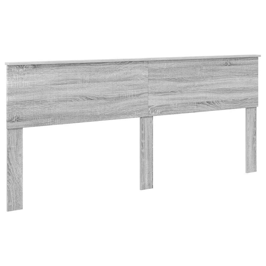 Lit de Rangement Gris Sonoma 200 x 200 cm Bois d'ingénierie - 7