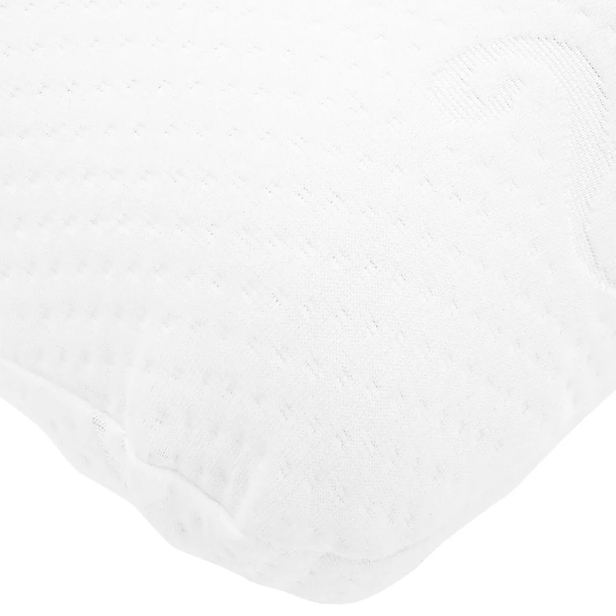 Coussin de sommeil Uni Blanc 120 x 36 x 13 cm - 7