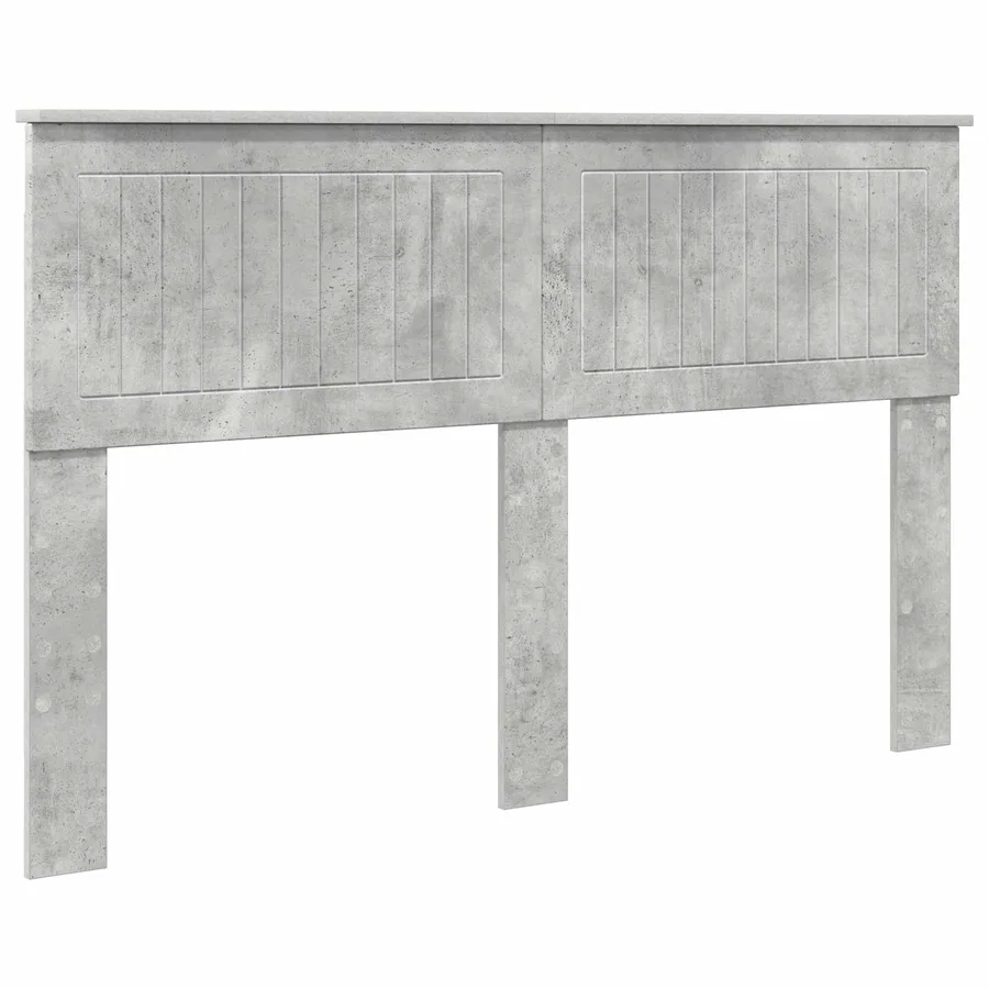 Tête de lit Gris béton Bois d'ingénierie - 2