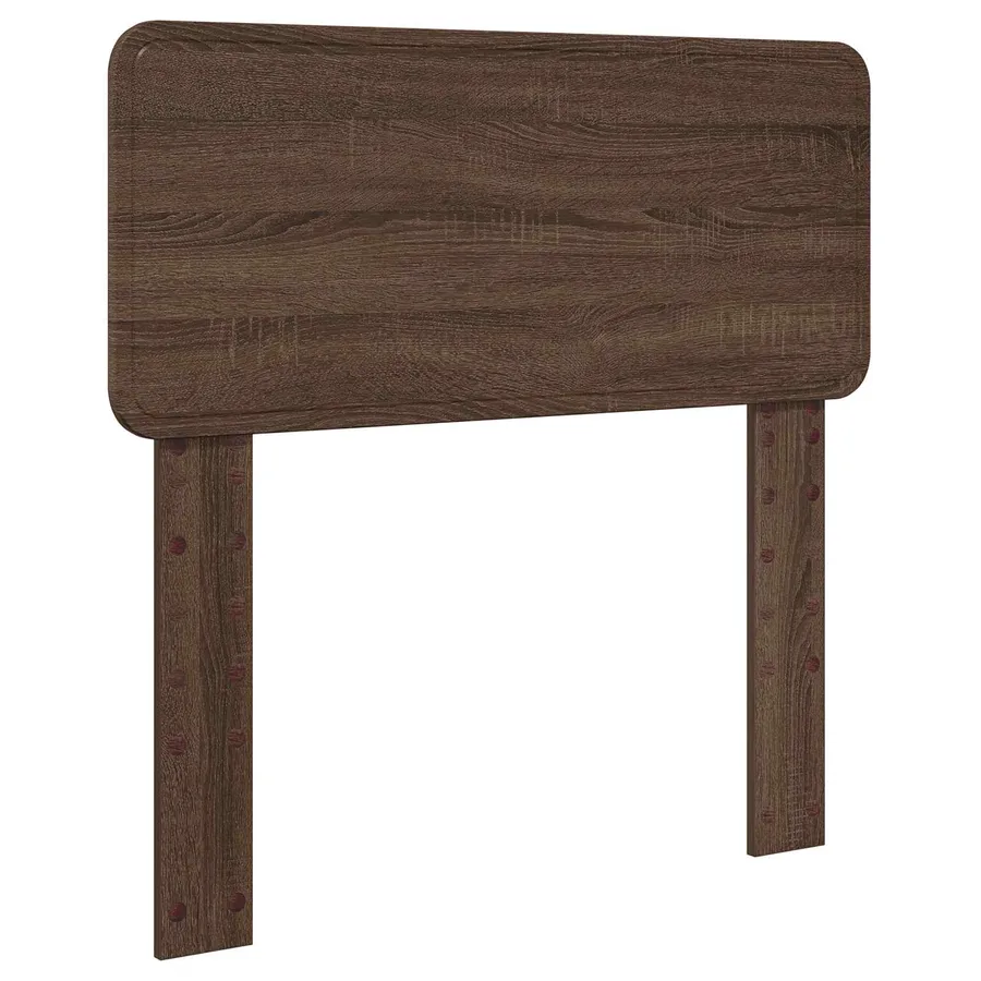 Cadre de lit Chêne brun 75 x 190 cm Bois d’ingénierie - 7
