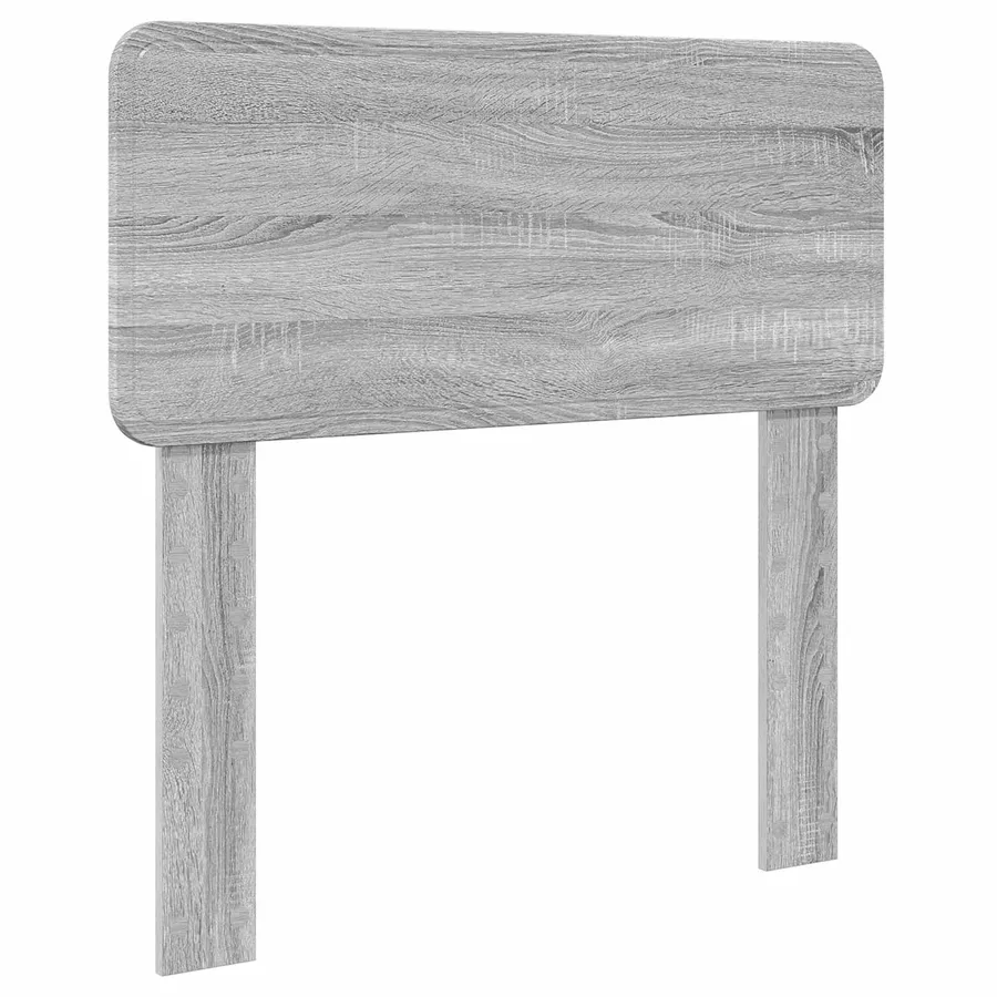 Cadre de lit Gris Sonoma 75 x 190 cm Bois d'ingénierie - 6