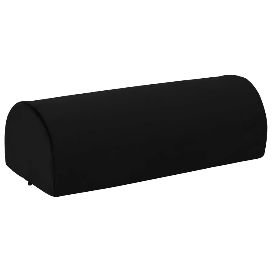 Coussin de repose-pieds Uni Noir 42 x 18 x 13 cm Mousse PU - 2