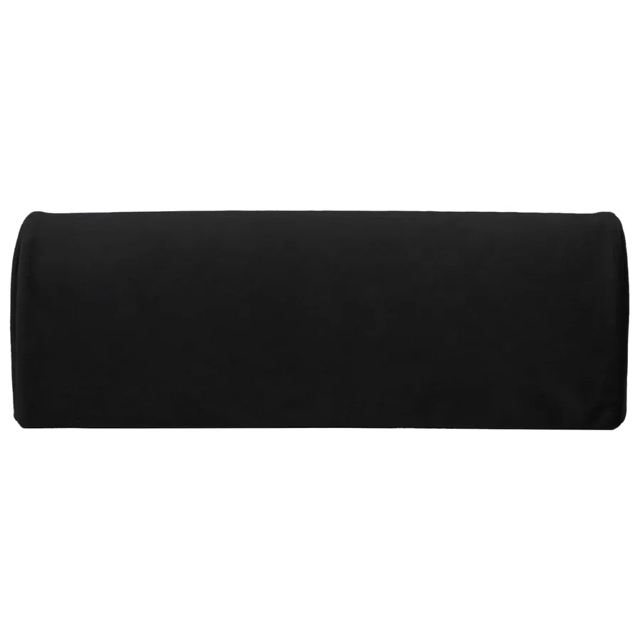 Coussin de repose-pieds Uni Noir 42 x 18 x 13 cm Mousse PU - 4