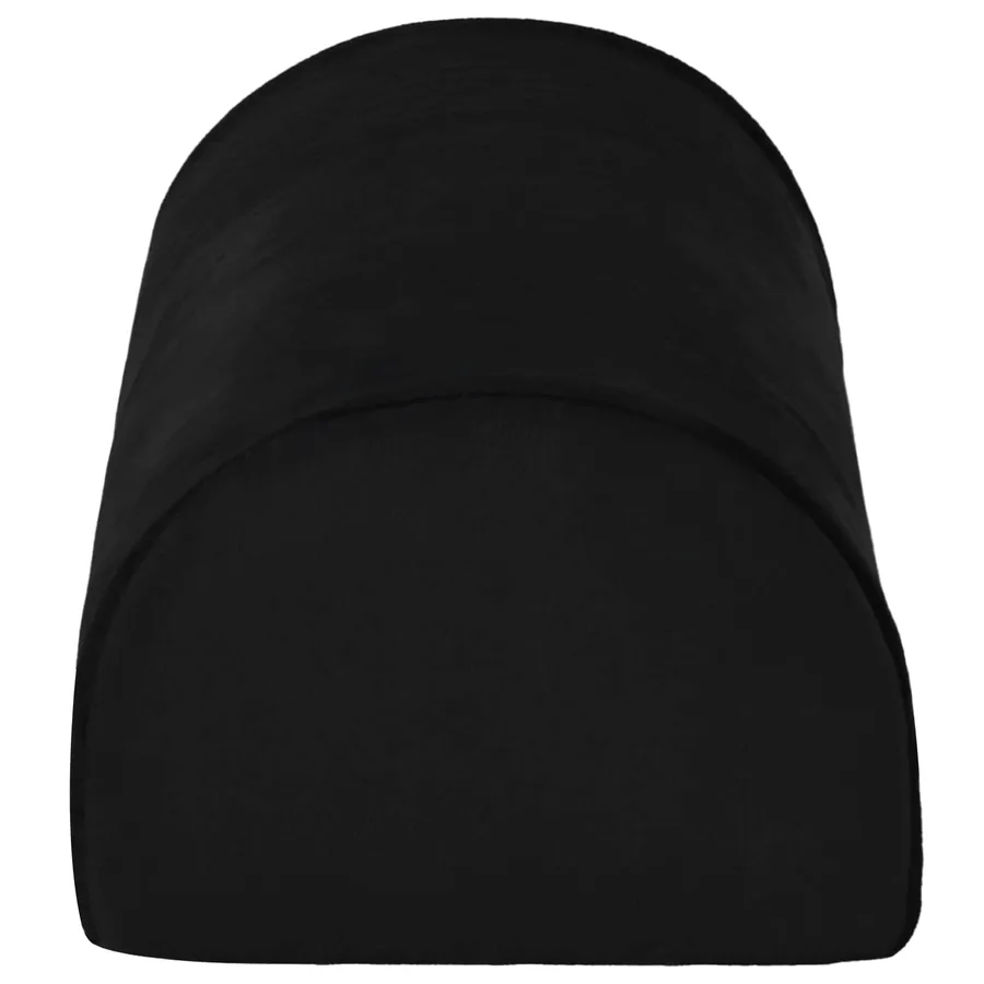 Coussin de repose-pieds Uni Noir 42 x 18 x 13 cm Mousse PU - 5