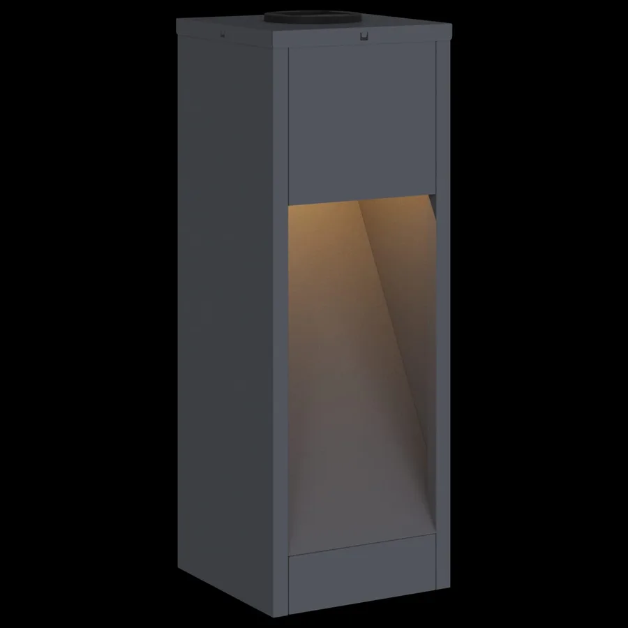Lumière de Chemin LED Solaire 2 pcs Blanc chaud 18 x 18 x 50 cm - 14
