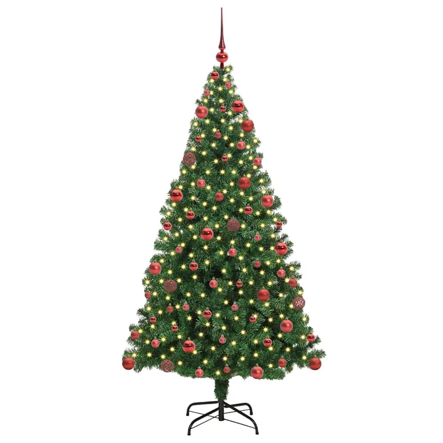 Sapin de Noël artificiel Vert 180 cm PVC, Acier et Plastique - 3