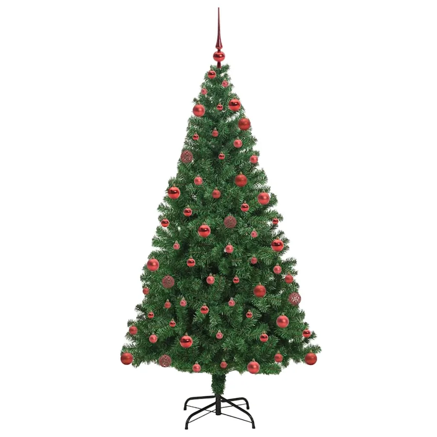 Sapin de Noël artificiel Vert 180 cm PVC, Acier et Plastique - 4