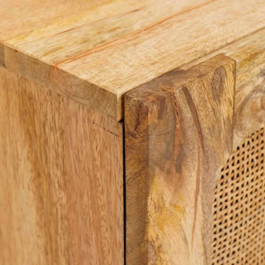 Cabinet de chevet 2 pcs Naturel 40 x 33 x 46 cm - 8