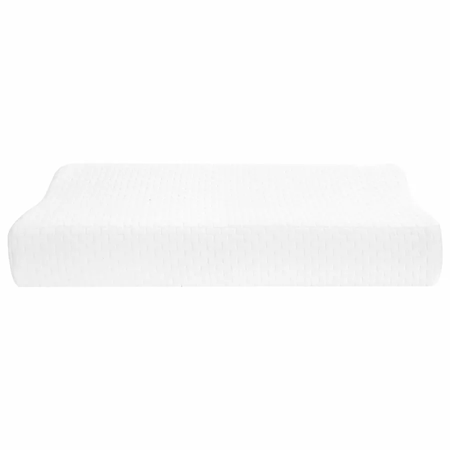 Coussin de sommeil Uni Blanc 60 x 37 x 12,5 cm - 4