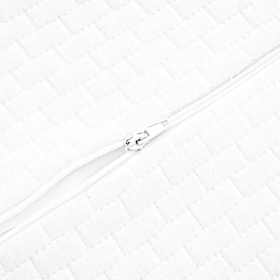 Coussin de sommeil Uni Blanc 60 x 37 x 12,5 cm - 6