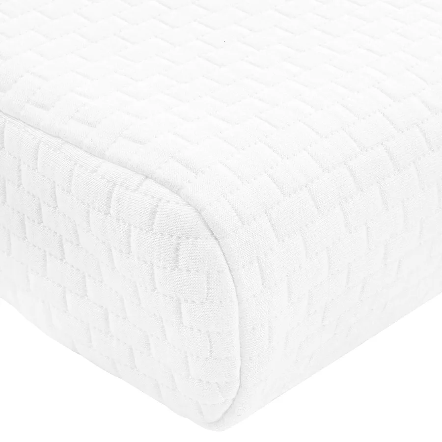 Coussin de sommeil Uni Blanc 60 x 37 x 12,5 cm - 7