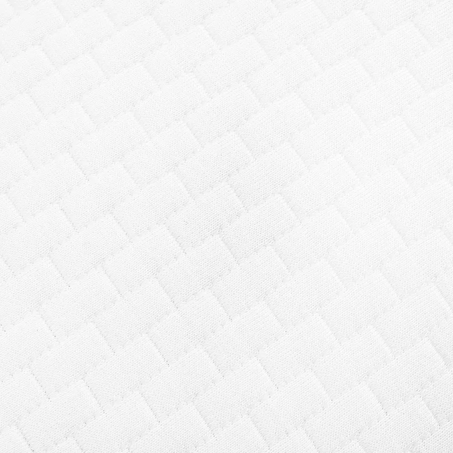 Coussin de sommeil Uni Blanc 60 x 37 x 12,5 cm - 9