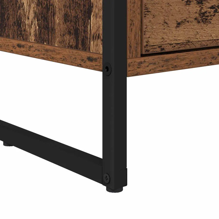 Table de chevet 2 pcs Bois Ancien 39,5 x 30 x 50 cm - 11