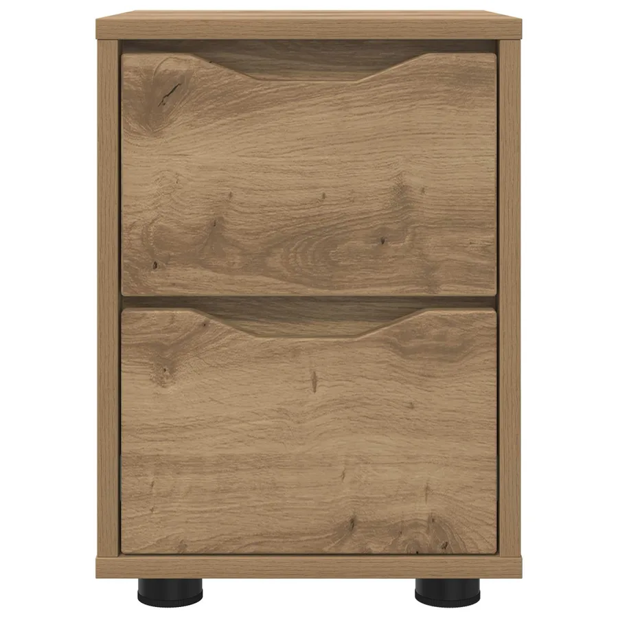 Table de chevet Chêne artisanal 30,5 x 30 x 43 cm - 6