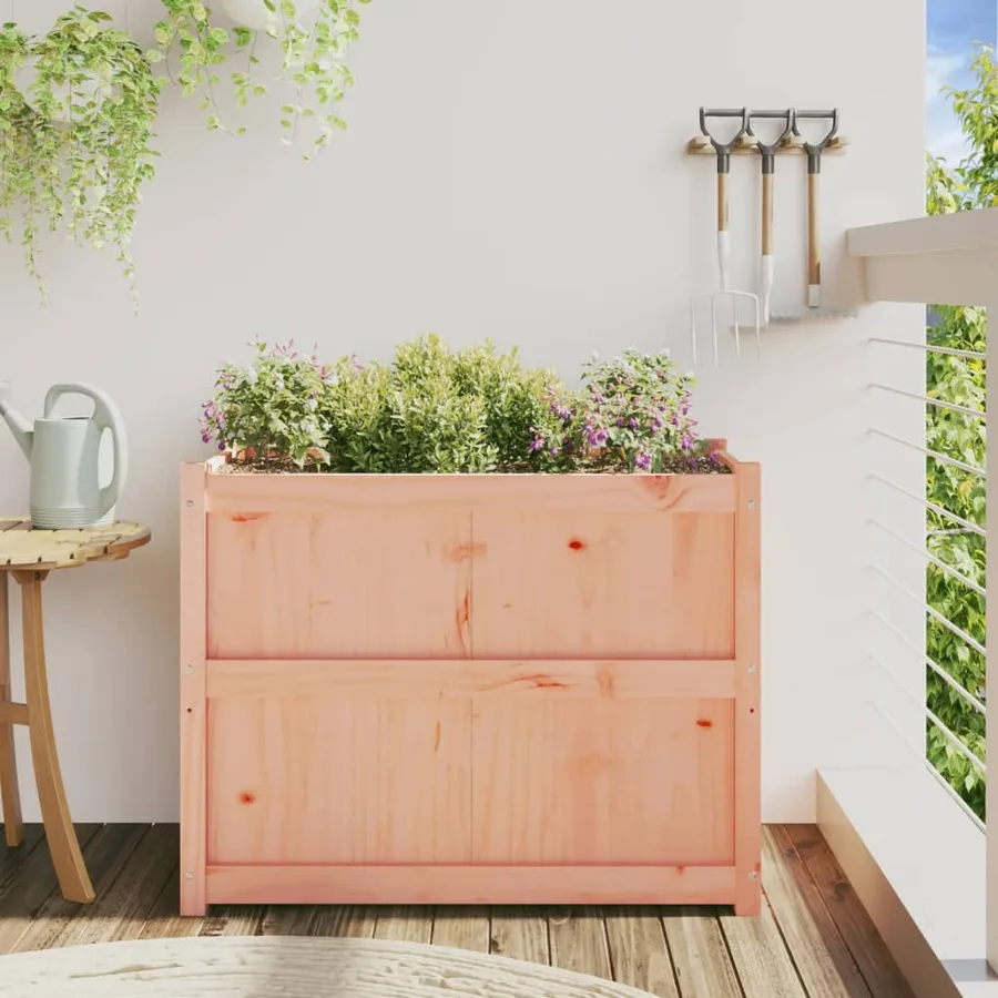 Jardinière 90x50x70 cm bois massif douglas - 3