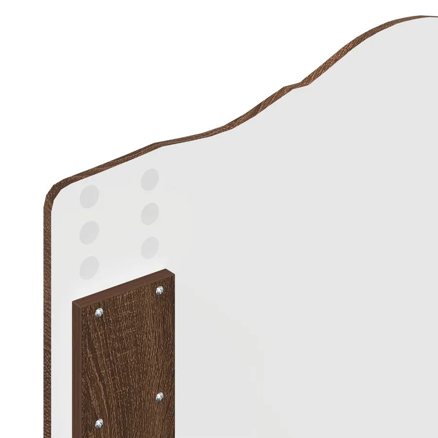 Cadre de lit Chêne brun 75 x 190 cm Bois de pin massif - 11