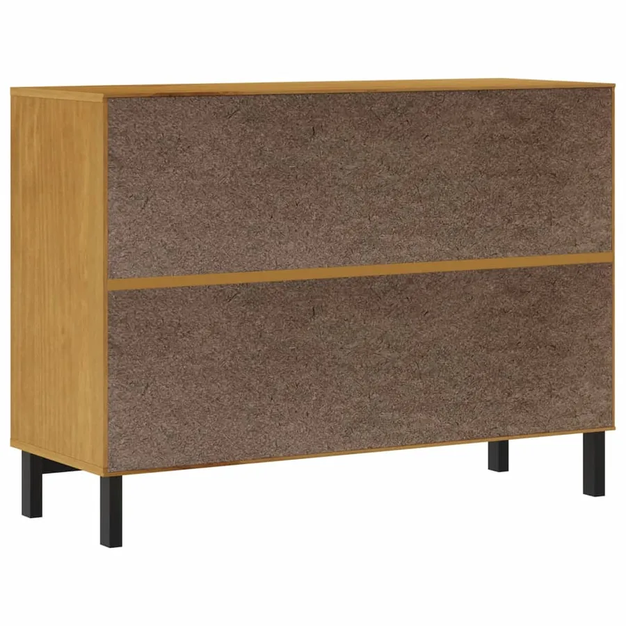 Commode FLAM 110x40x80 cm bois de pin massif - 7