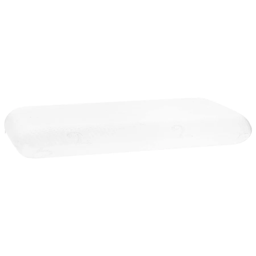 Coussin de sommeil Uni Blanc 70 x 36 x 6,5 cm - 2