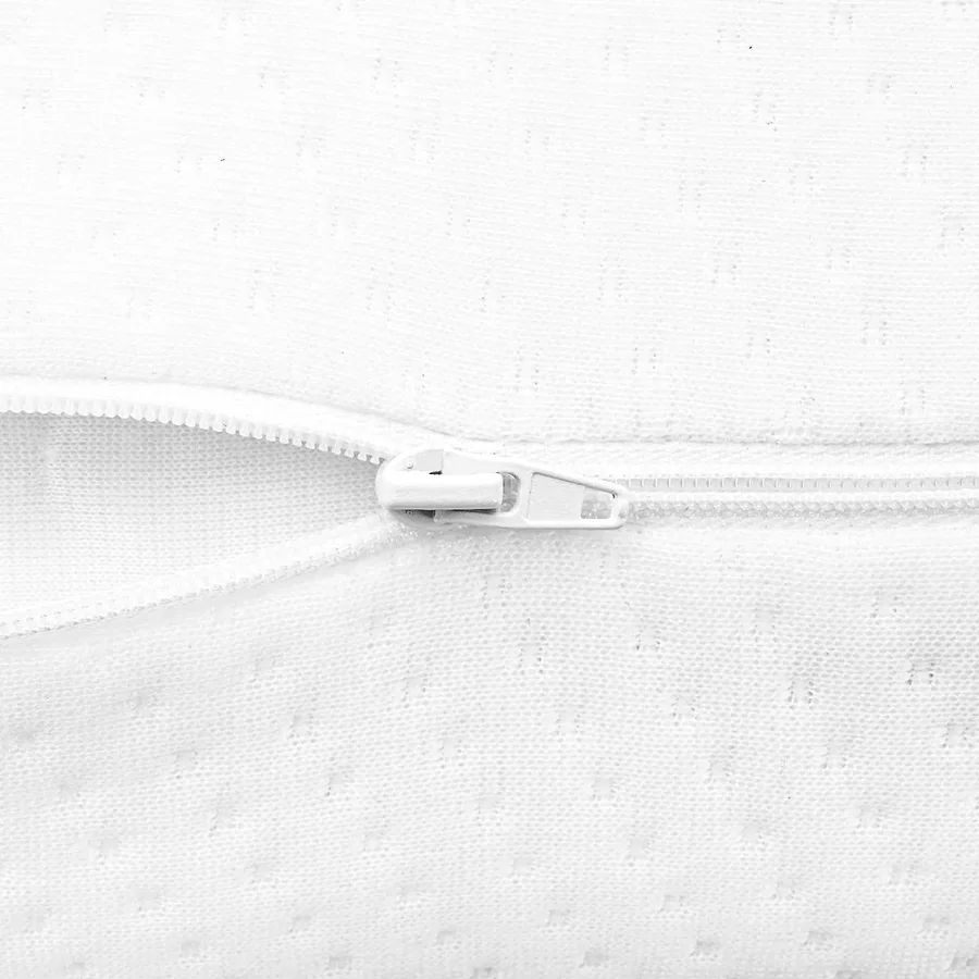 Coussin de sommeil Uni Blanc 70 x 36 x 6,5 cm - 6