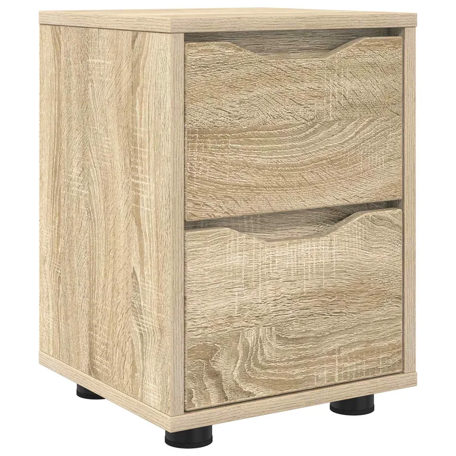 Table de chevet avec tiroir Chêne Sonoma 30,5 x 30 x 43 cm - 2
