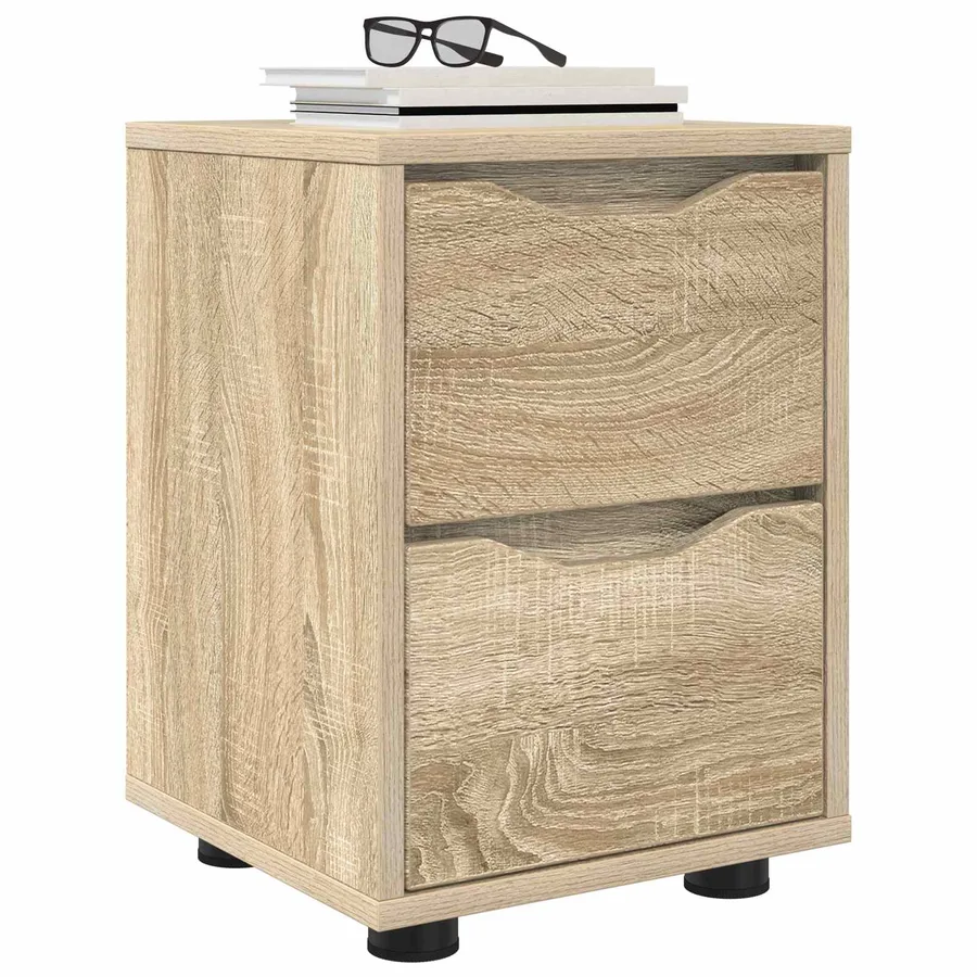 Table de chevet avec tiroir Chêne Sonoma 30,5 x 30 x 43 cm - 3