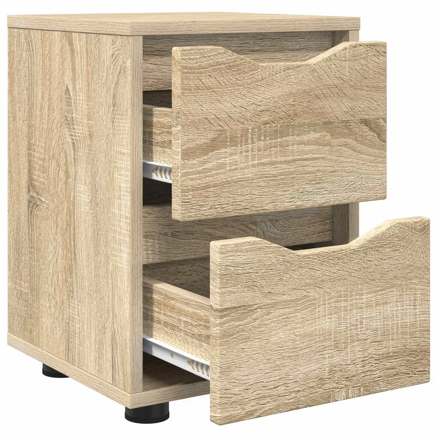 Table de chevet avec tiroir Chêne Sonoma 30,5 x 30 x 43 cm - 5