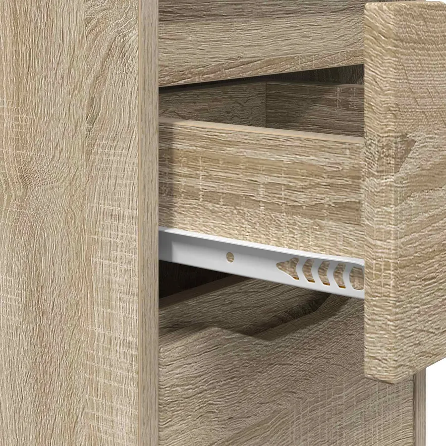 Table de chevet avec tiroir Chêne Sonoma 30,5 x 30 x 43 cm - 9