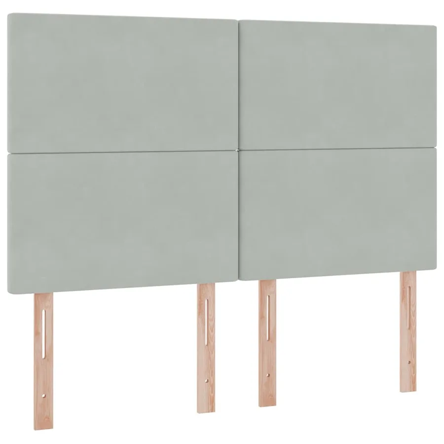 Lit de rangement LED avec matelas Gris clair 140 x 200 cm - 10