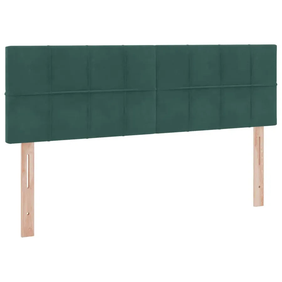 Lit de rangement LED avec matelas Vert foncé 140 x 200 cm - 10