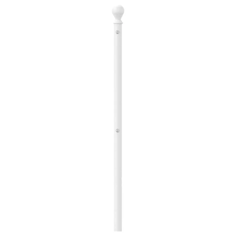 Tête de lit de remplacement métal blanc 100 cm - 4