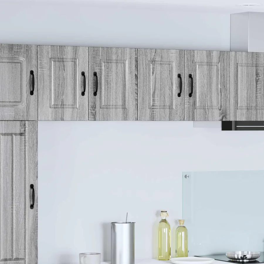 Meuble mural PORTO 2 pcs Gris Sonoma 60 x 31 x 40 cm