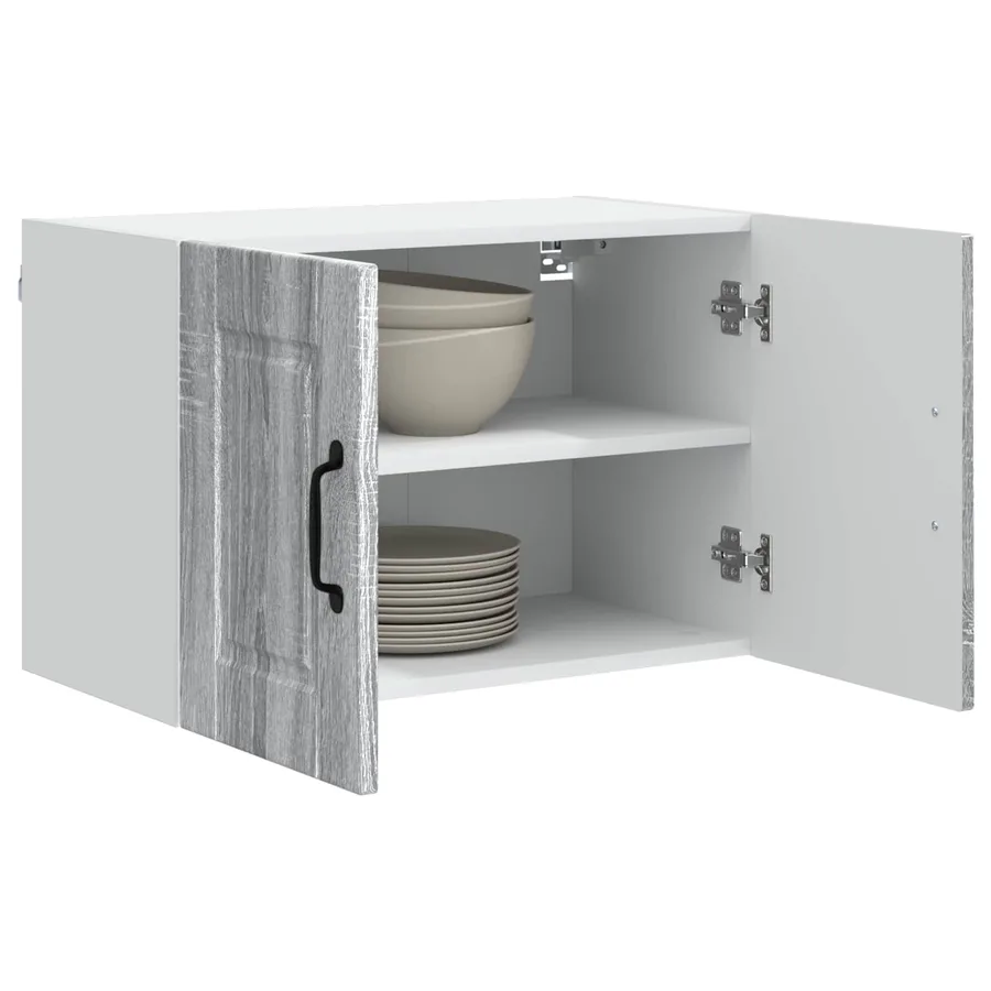 Meuble mural PORTO 2 pcs Gris Sonoma 60 x 31 x 40 cm - 3