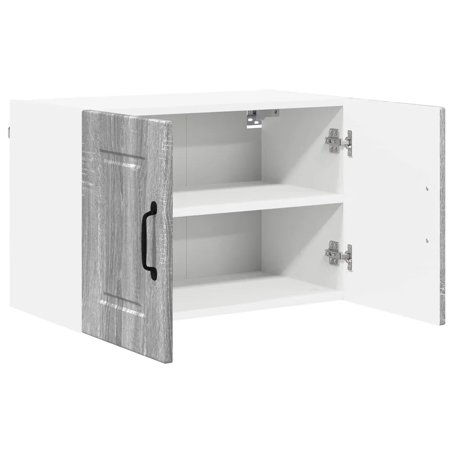 Meuble mural PORTO 2 pcs Gris Sonoma 60 x 31 x 40 cm - 5