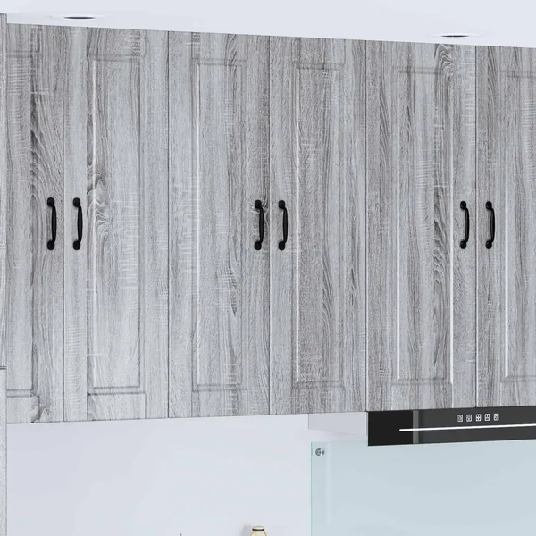 Meuble mural PORTO Gris Sonoma 60 x 31 x 100 cm