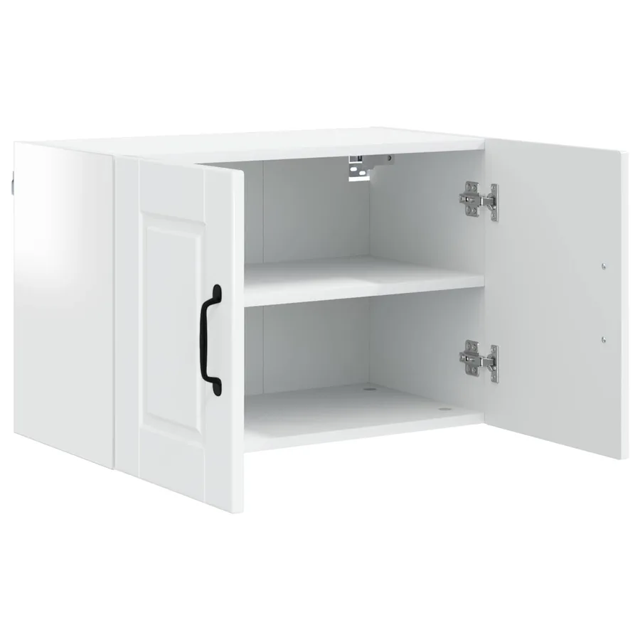 Meuble mural PORTO Blanc brillant 60 x 31 x 40 cm - 5
