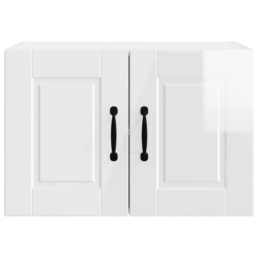 Meuble mural PORTO Blanc brillant 60 x 31 x 40 cm - 6