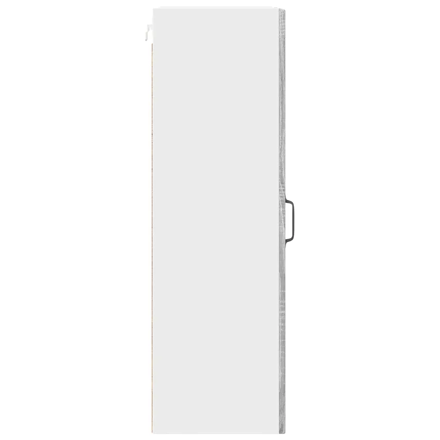 Cabinet en verre mural PORTO Gris Sonoma 40 x 31 x 100 cm - 7