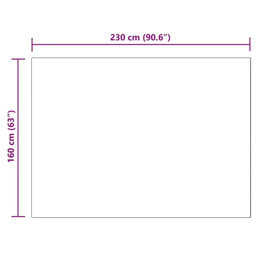 Tapis en fausse TAFALLA Blanc 160 x 230 cm Polyester - 10