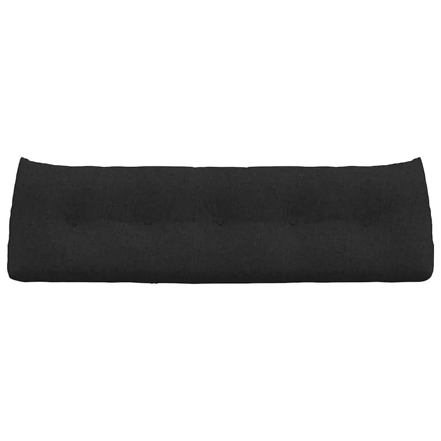 Coussin de Dos Noir 160 x 24 x 50 cm tissu - 6