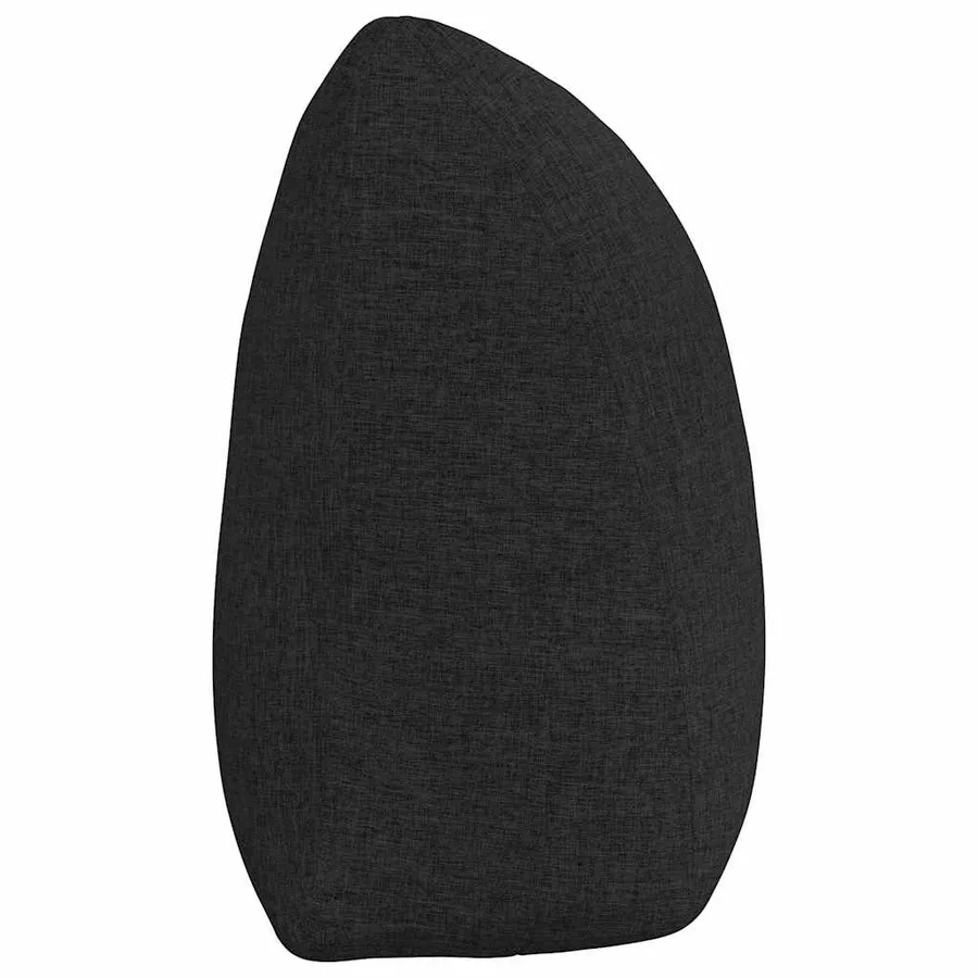 Coussin de Dos Noir 160 x 24 x 50 cm tissu - 7