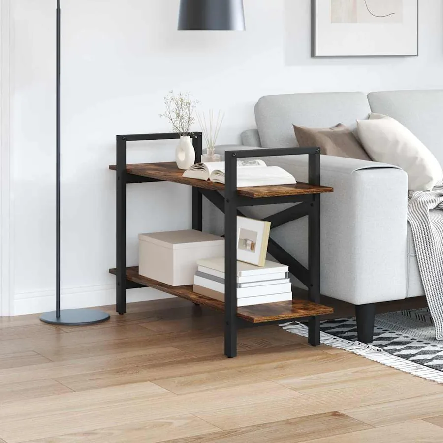 Étagère Chêne fumé 100 x 33,5 x 64 cm Bois d'ingénierie