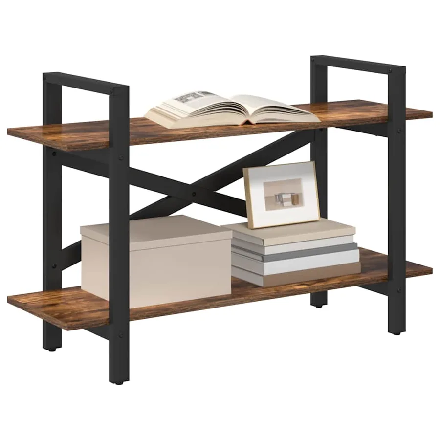 Étagère Chêne fumé 100 x 33,5 x 64 cm Bois d'ingénierie - 3